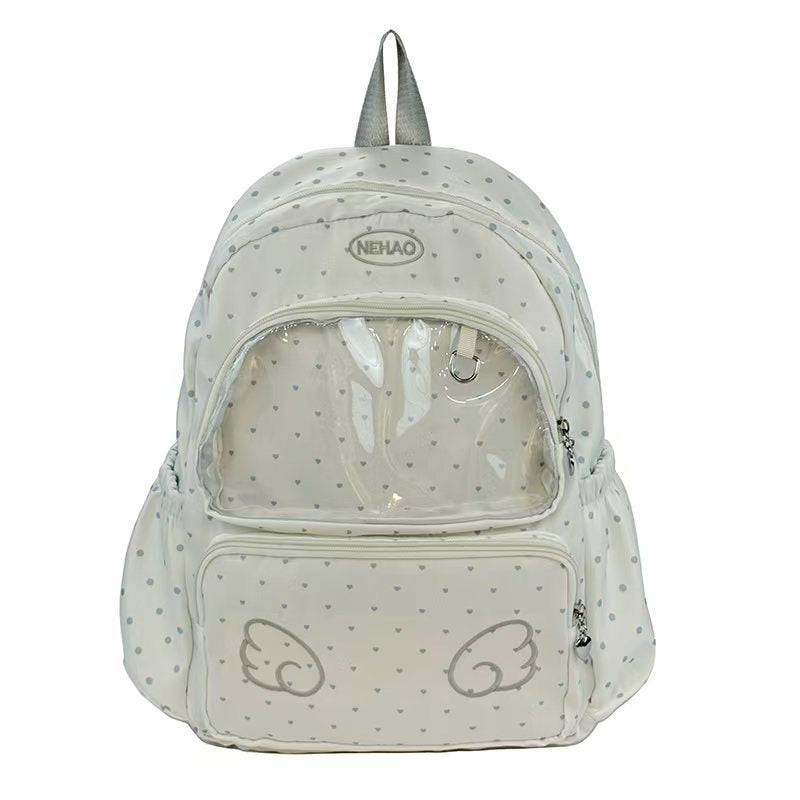 Transparent Front Pocket Backpack Bowlift