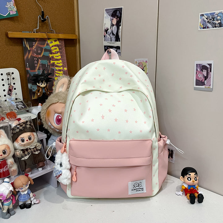 Stylish Star Print Backpack