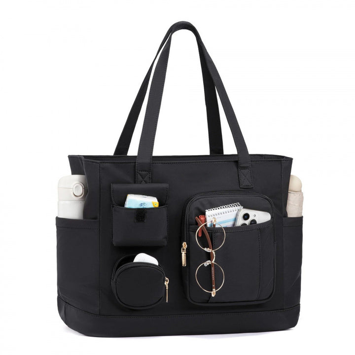 Practical everyday bag with multifunctional compartments Bowlift