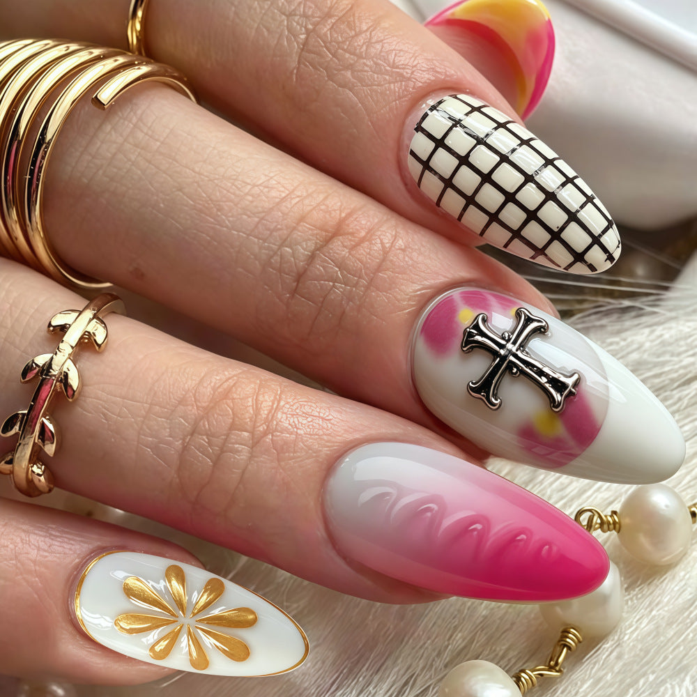 Artistic Nail Art Set with Elegant Designs Bowlift
