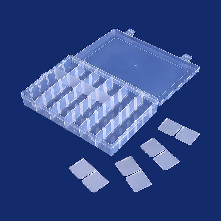 Foldable 18-Compartment Craft Storage Organizer Bowlift