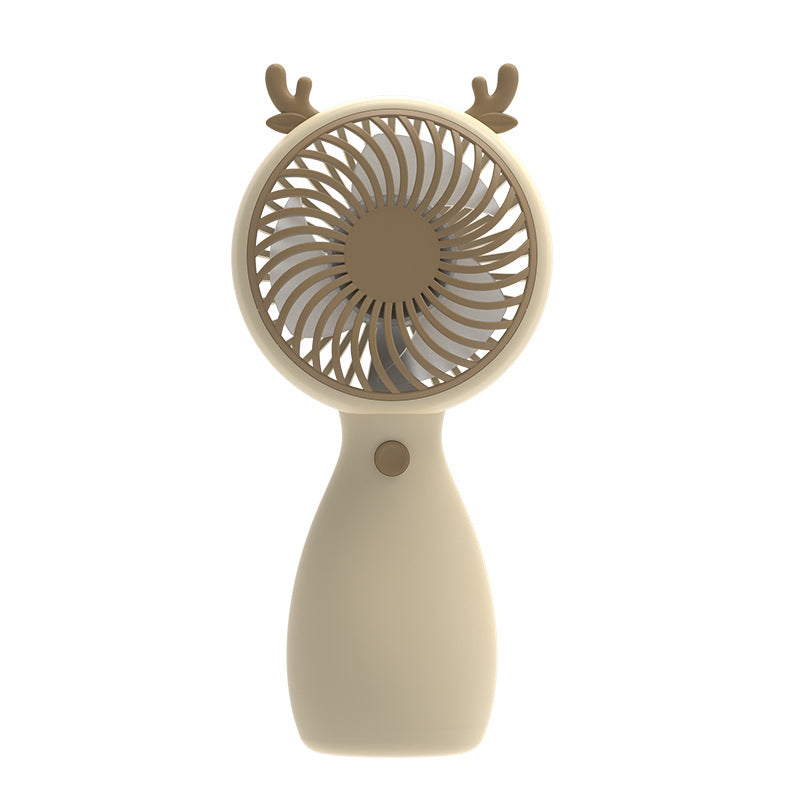 Unisex Portable Kids Hand Fan with Cute Cat Design Bowlift