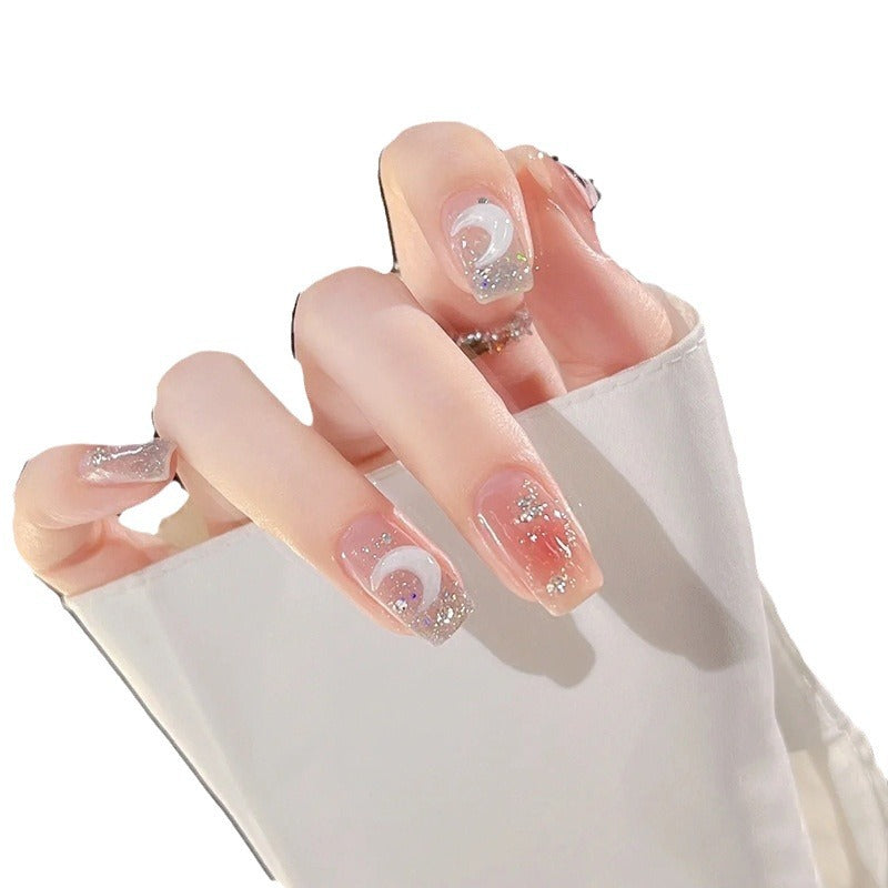 Glittering Nail Art Bowlift