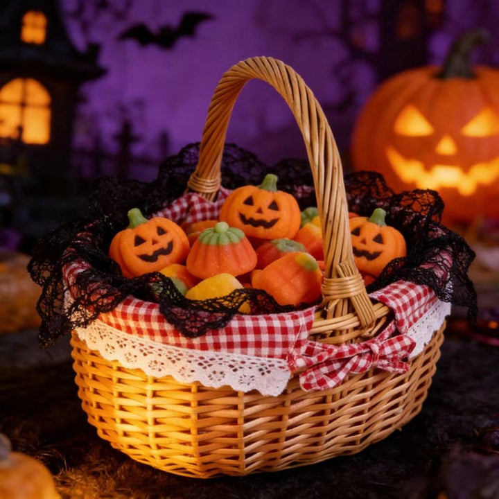 Women braided storage basket with decorative inner lining Bowlift