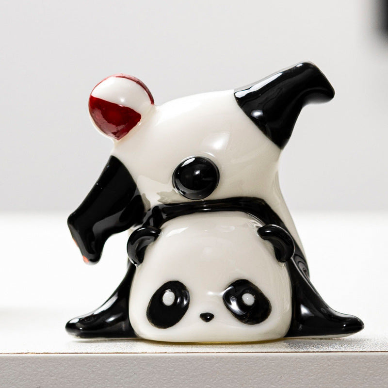 Cute Panda Decorative Figure Bowlift
