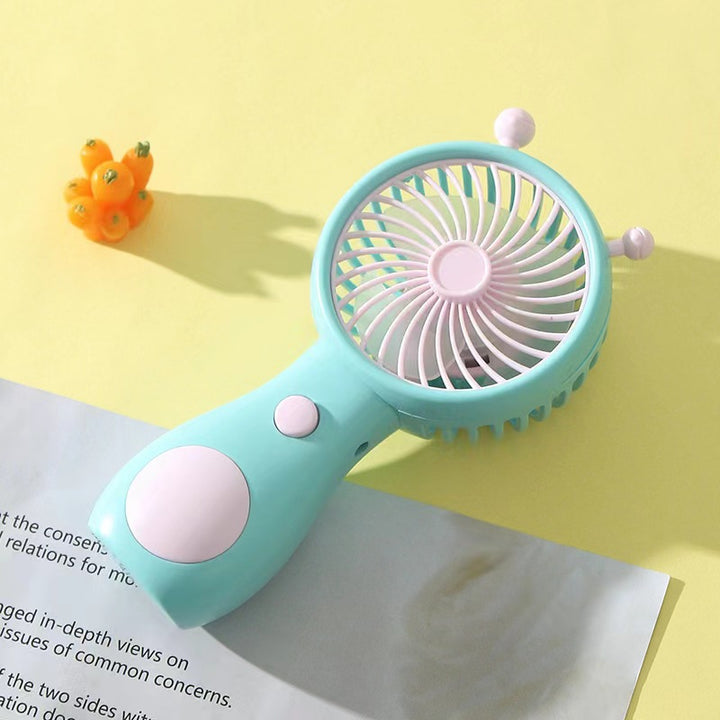 Women's Portable Hand Fan with Pony-Shaped Design Bowlift