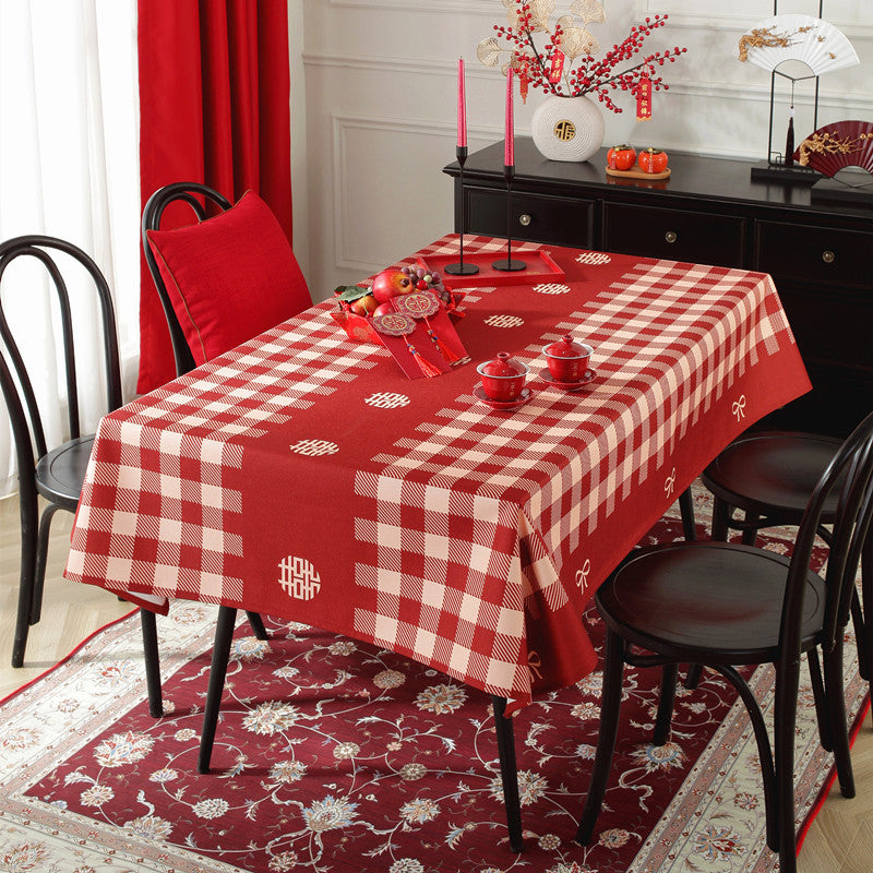 Checkered Dining Tablecloth