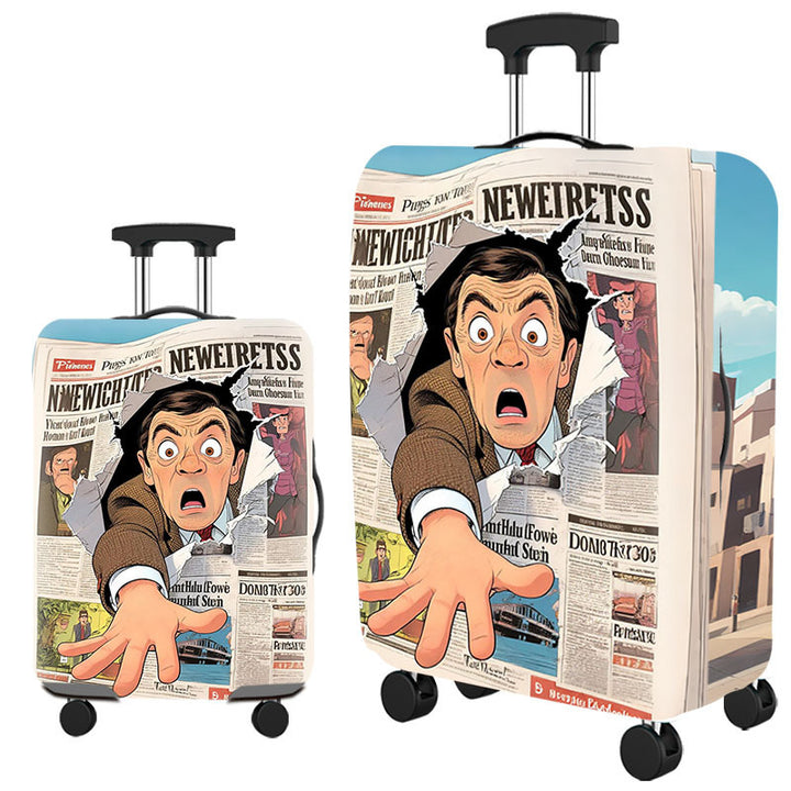 Unisex Hard-shell Suitcase with Playful Hedgehog Design Bowlift