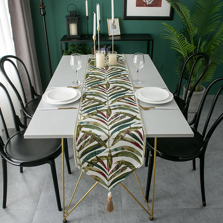 Leaf Pattern Table Runner