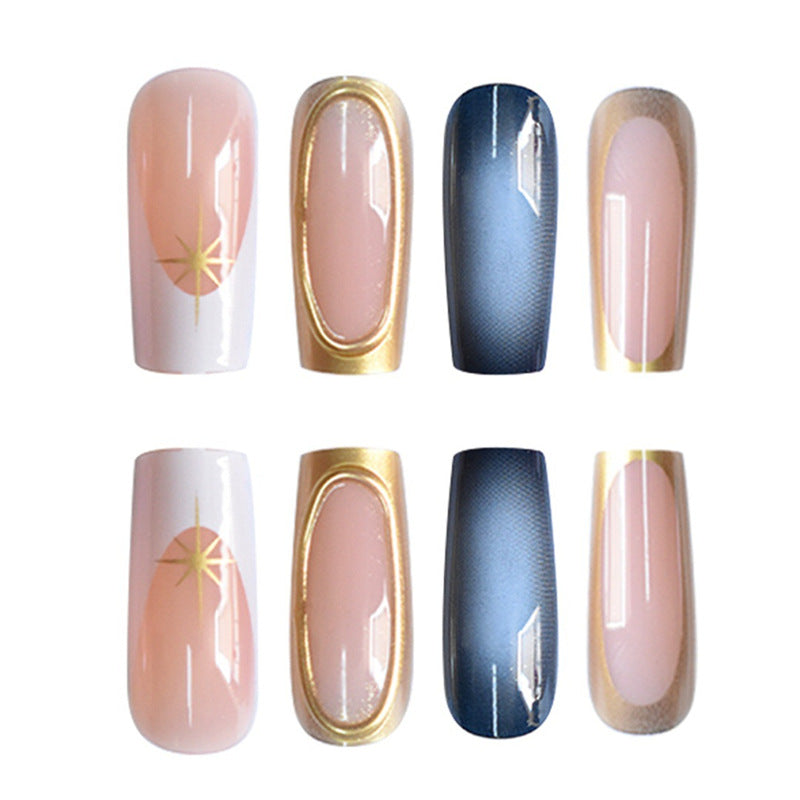 Elegant Press-On Nail Set Bowlift