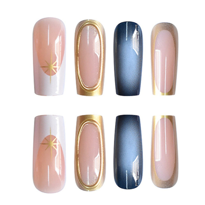 Elegant Press-On Nail Set Bowlift