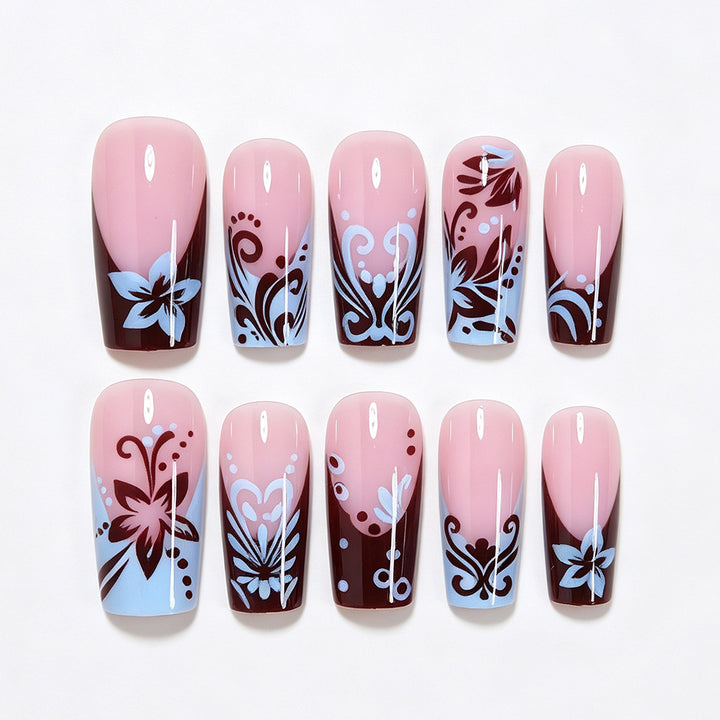 Artistic Long Nail Wraps Bowlift