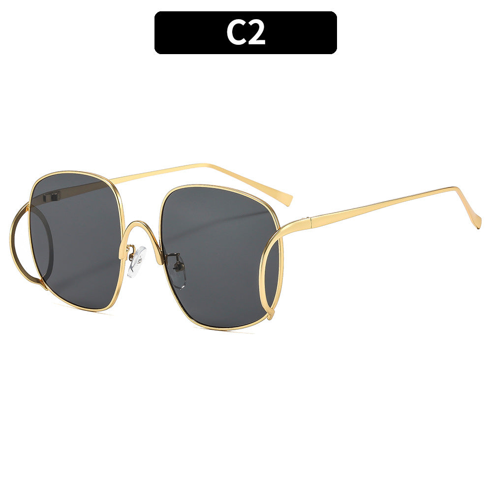 Luxurious Oversized Square Sunglasses