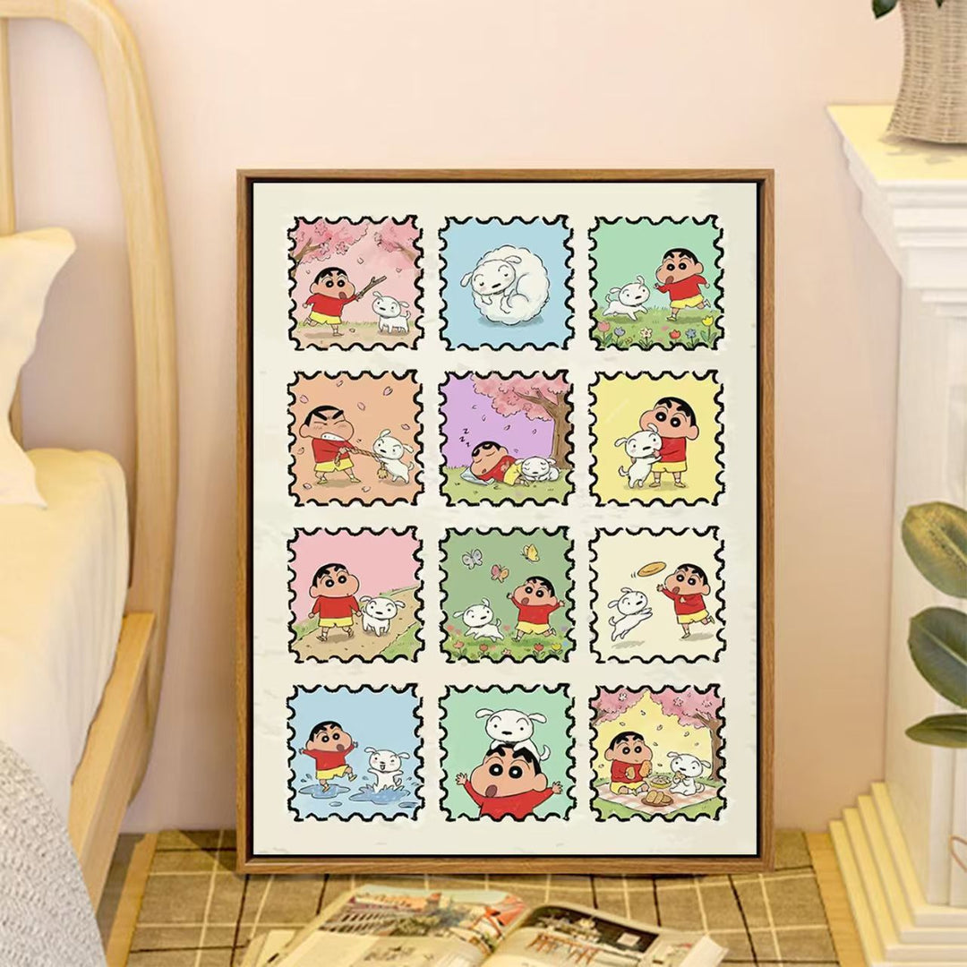 Whimsical Family-Themed Canvas Wall Art Bowlift