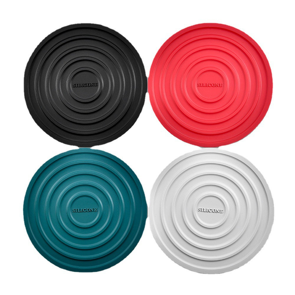 Silicone pot lid with innovative steam vent Bowlift