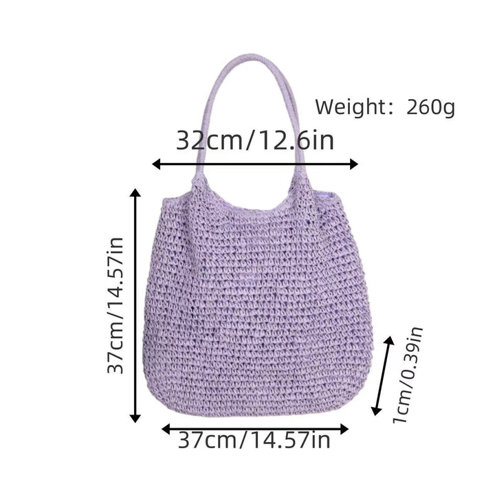 Handcrafted mesh tote Bowlift