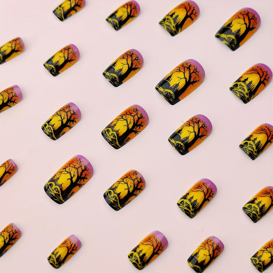 Dramatic Halloween-Themed Nail Art Bowlift