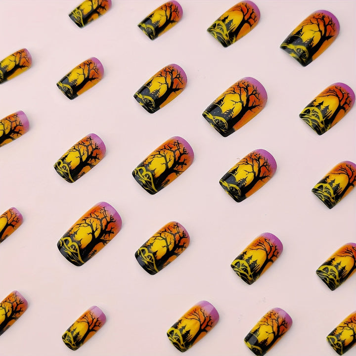 Dramatic Halloween-Themed Nail Art Bowlift