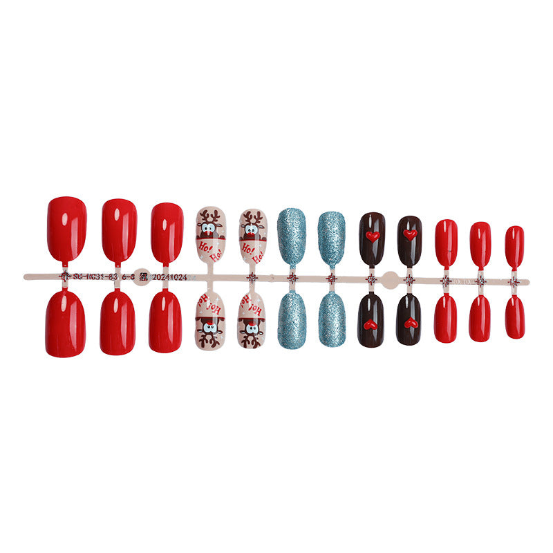 Artistic Holiday-Themed Press-On Nails Kit Bowlift