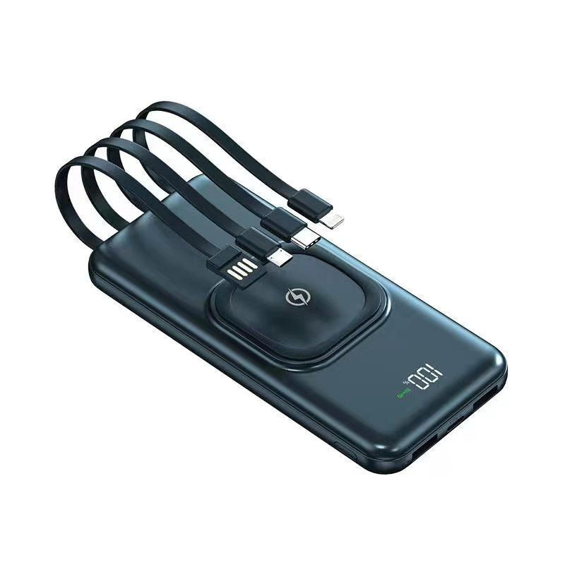 Portable power bank with state-of-the-art digital charge level display Bowlift