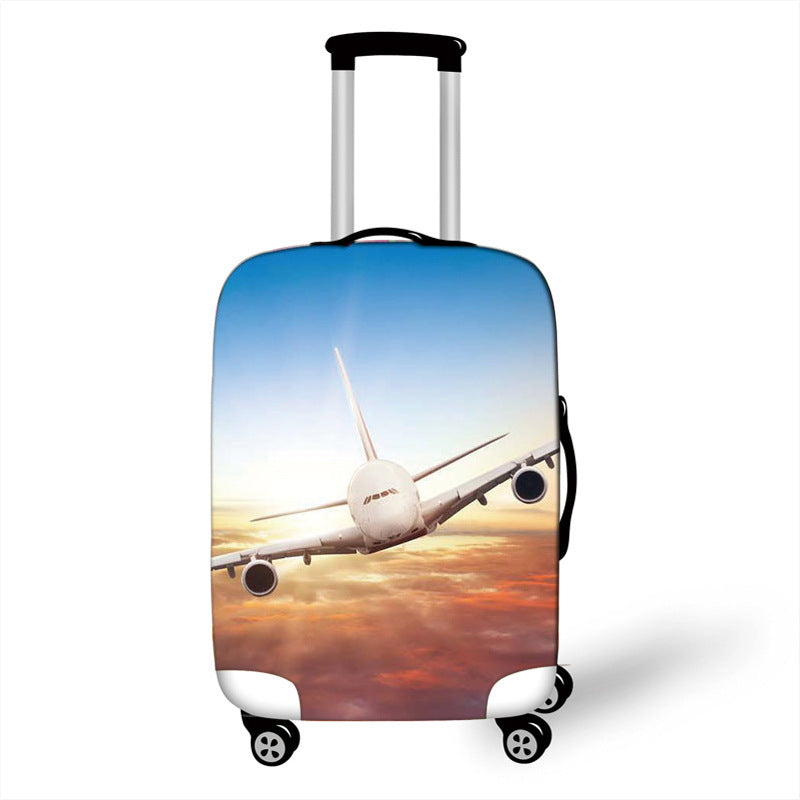 Women's Hard Shell Suitcase with Eye-Catching Airplane Design Bowlift