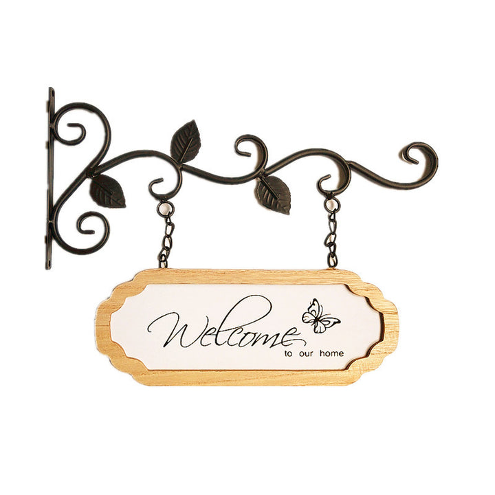 Rustic Welcome Home Wall Hanger Sign