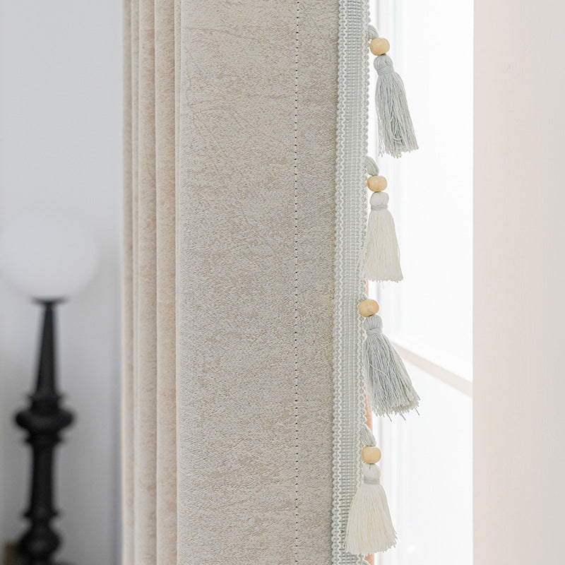Decorative curtain with tassel trim Bowlift