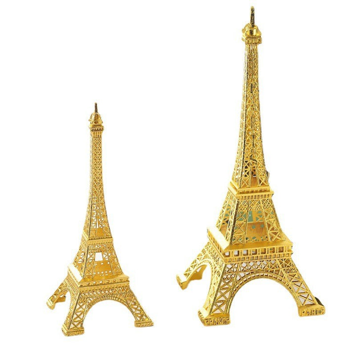 Miniature Parisian Landmark Desk Ornaments with Metallic Finish Bowlift