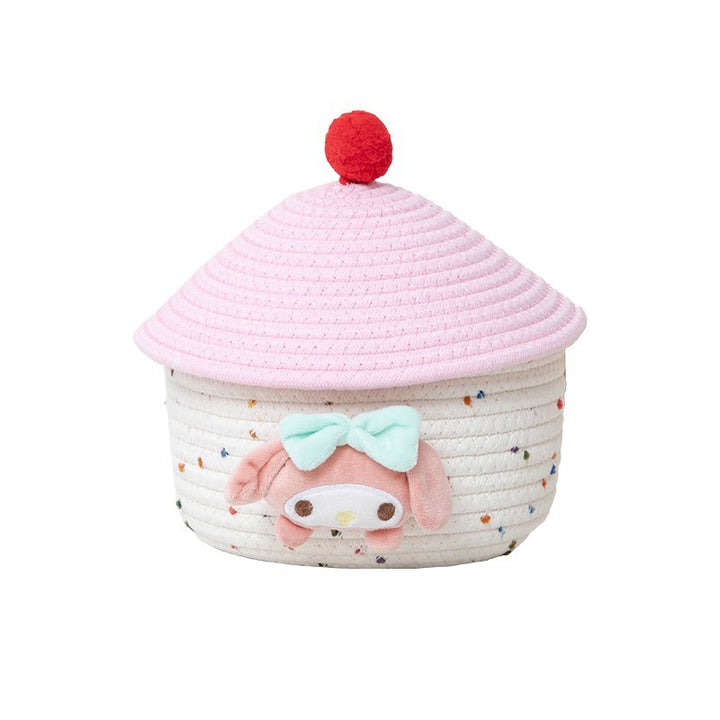 Storage basket with cute animal motif
