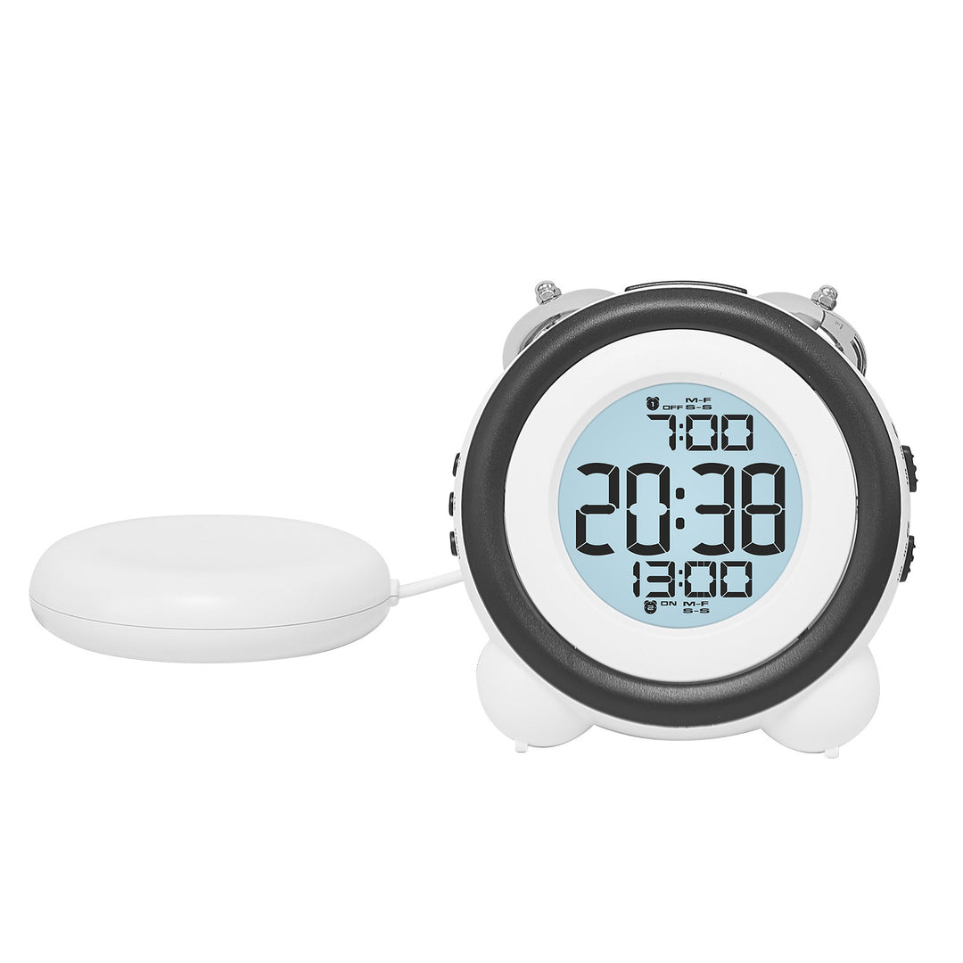 Digital Alarm Clock with Dual Alarm and Temperature Display Bowlift
