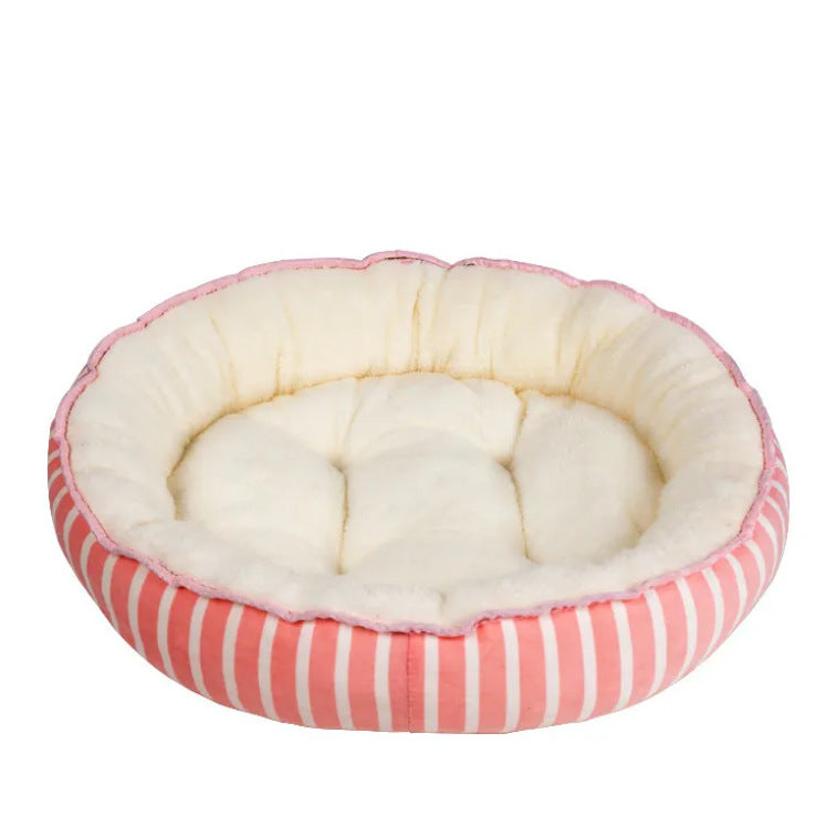 Plush Deep-Walled  Cushion Bed  Dog Bed