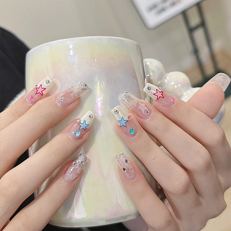 Glamorous Heart Nail Tips Bowlift
