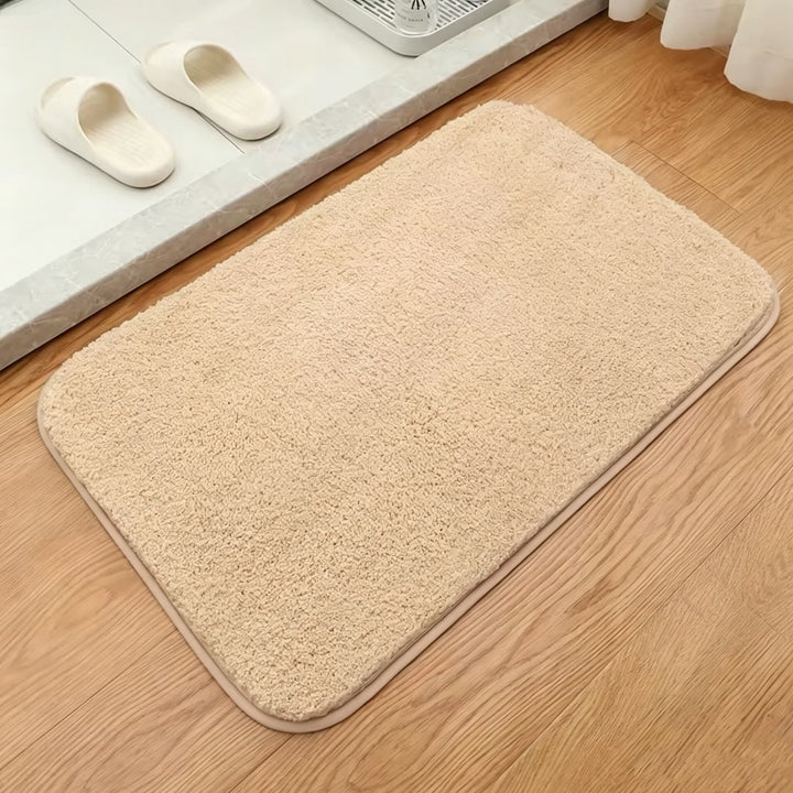 Plush Bathroom Rug Bowlift