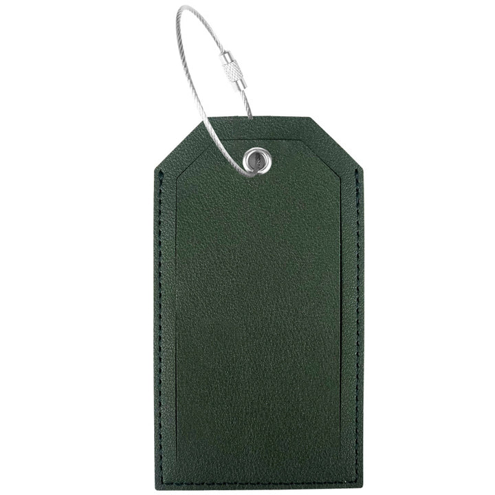 Women’s luggage tag made of durable leather with stainless steel closure Bowlift