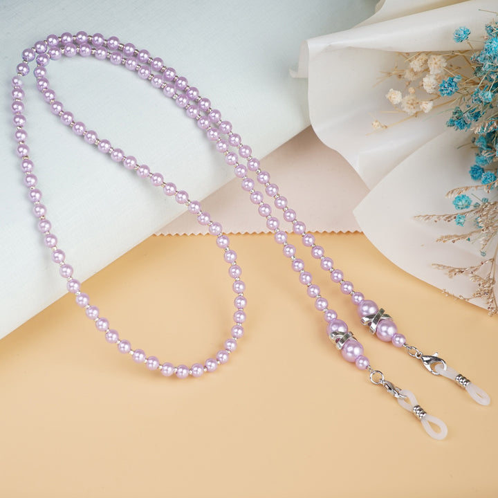 Elegant Faux Pearl Eyewear Chain Bowlift