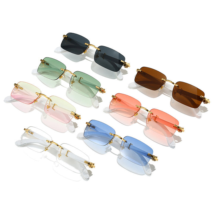 Women's fashionable sunglasses with elegant metal frame and polarized lenses Bowlift