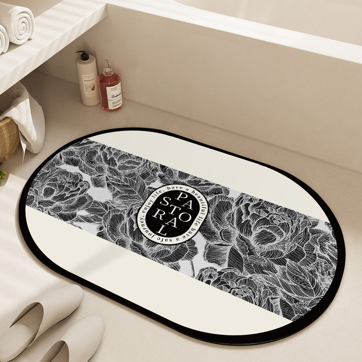 Decorative Motivational Bath Mat Bowlift
