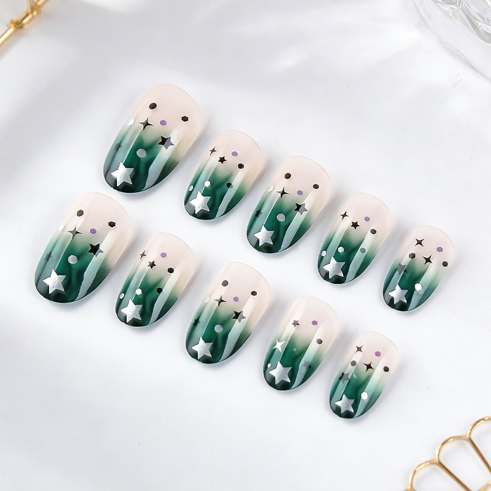 Artistic Gel Nail Design Bowlift