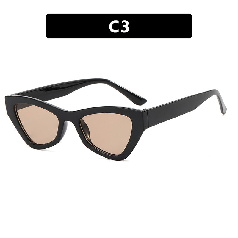 Women's fashion Cat-Eye sunglasses with transparent frame Bowlift
