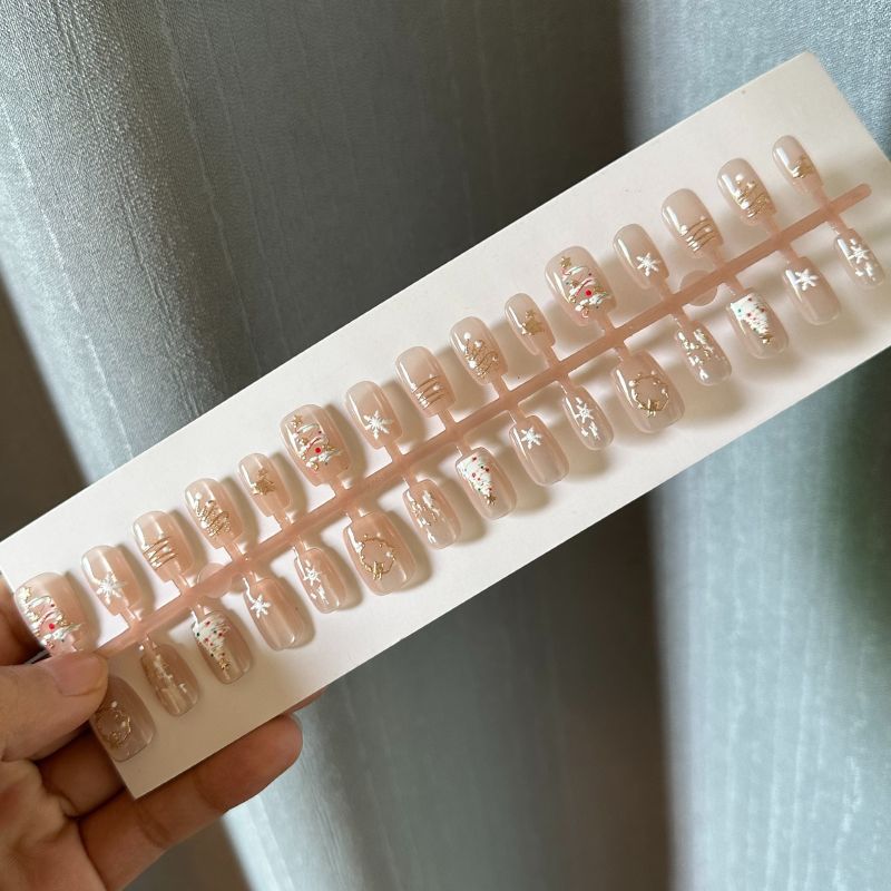 Artistic Ombre Press-On Nail Tips Set Bowlift