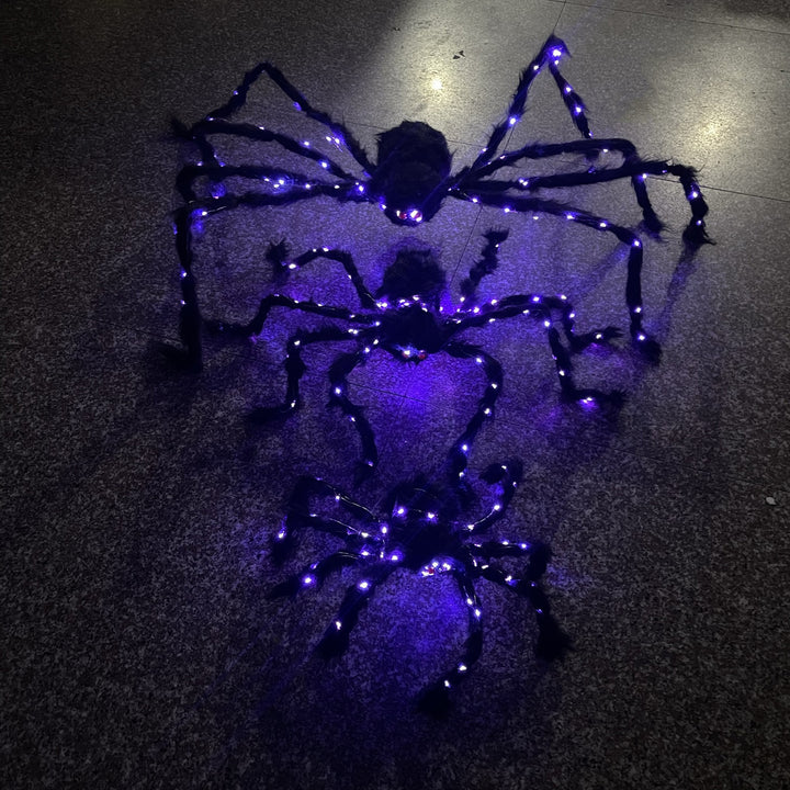 Illuminated Decorative Spider Set Bowlift