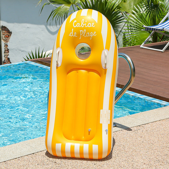 Women Inflatable Water Lounge with Side Handles Bowlift