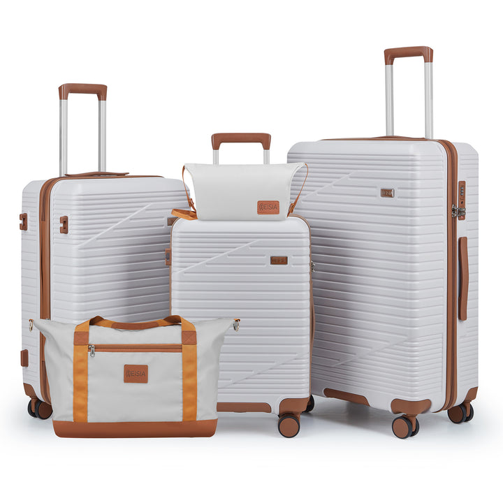 Unisex Multi-Functional Hard Shell Spinner Suitcase Bowlift