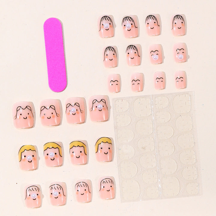 Whimsical Character Nail Art Bowlift