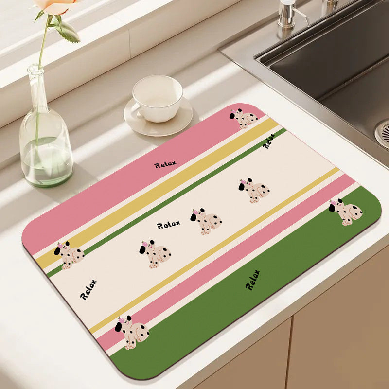 Cute Cartoon Food-Themed Kitchen Mat Bowlift