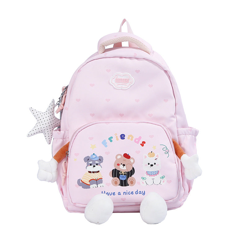 Cute Plush Character Backpack