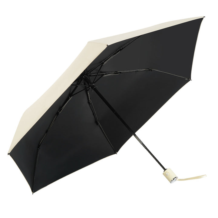 Women's Compact All-Weather Umbrella with Automatic Opening Mechanism Bowlift