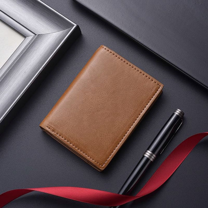 Premium Leather Business Card Holder Bowlift