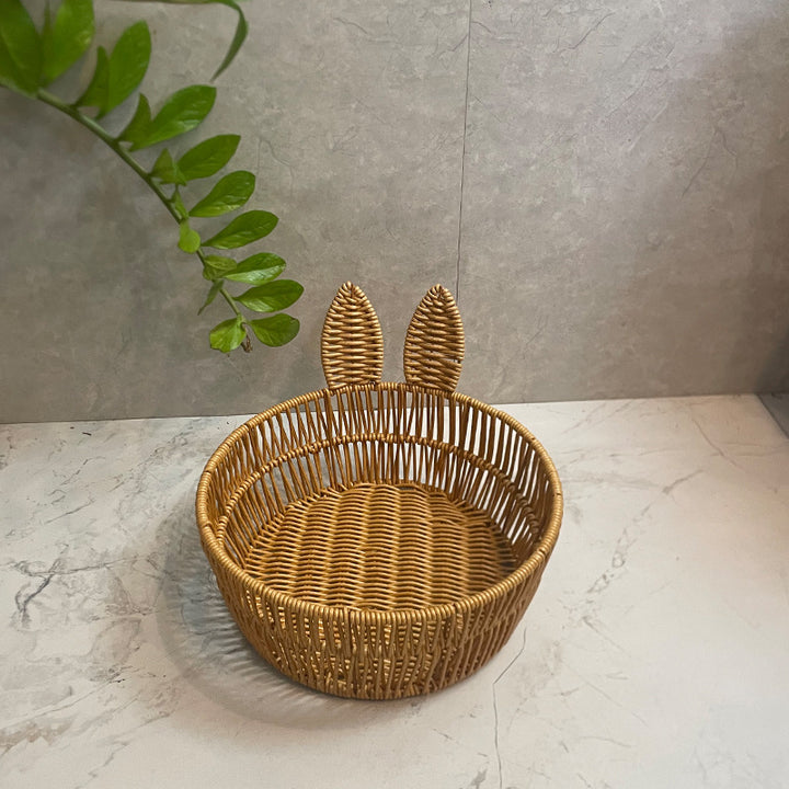 Women Decorative Basket with Ears Bowlift