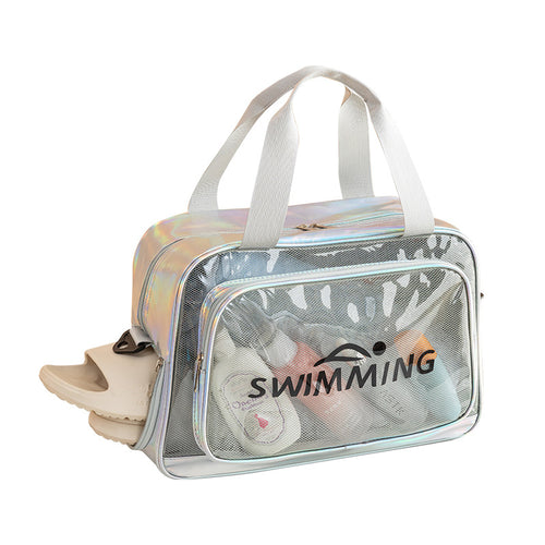 Transparent Swim Bag With Separate Wet Compartment Bowlift